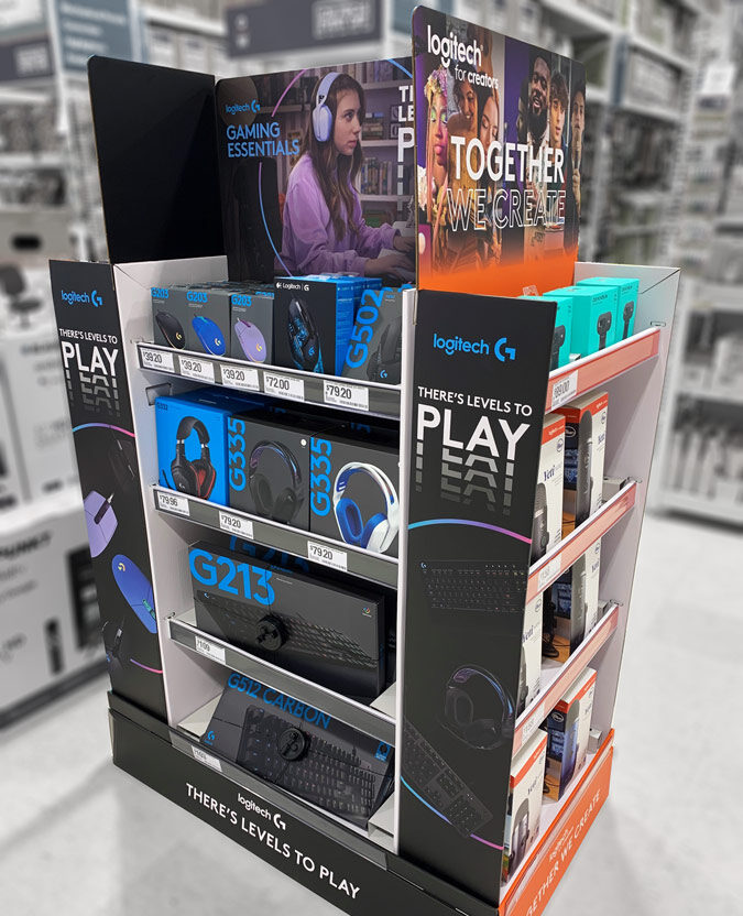 cardboard point of sales displays