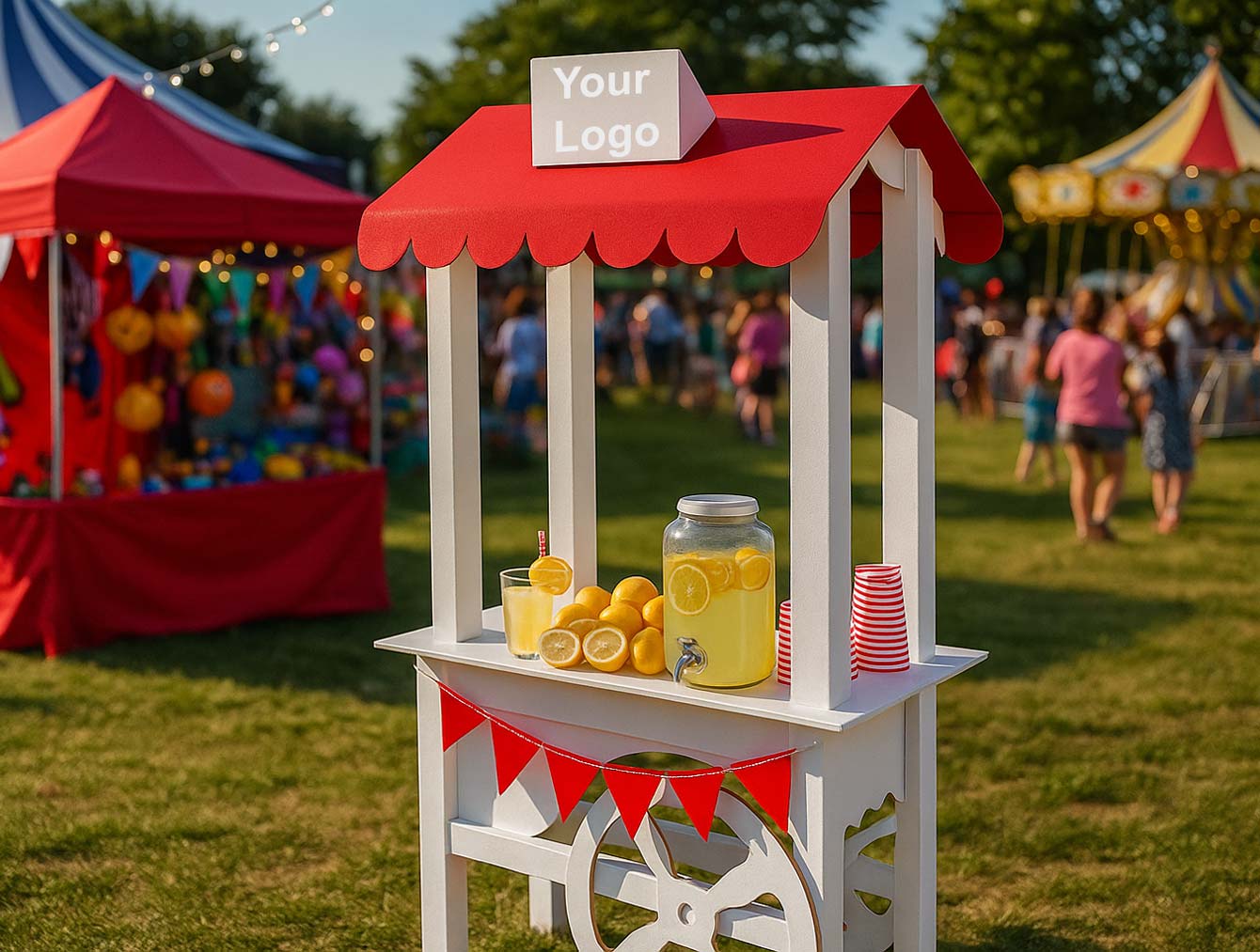 cardboard candy cart